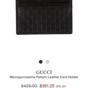 Authentic Gucci Card Holder
